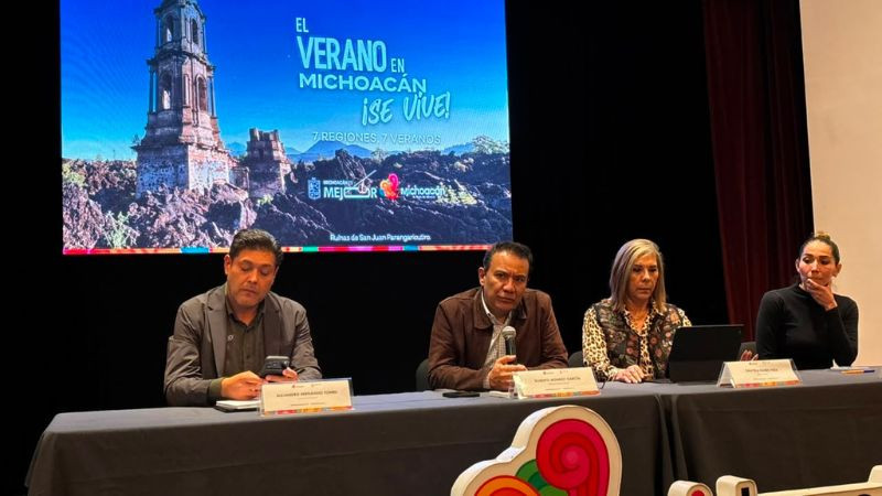 Michoacán recibiría hasta 1.5 millones de turistas en vacaciones de verano: Roberto Monroy 