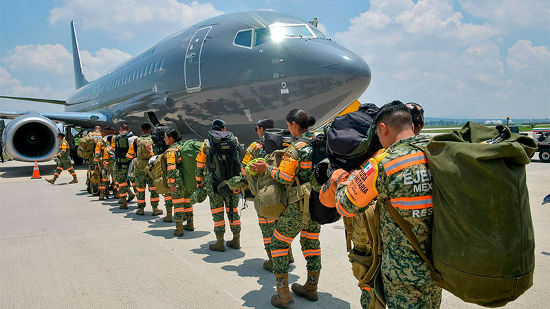México continúa enviando apoyo humanitario a Venezuela con rescatistas, médicos y suministros 