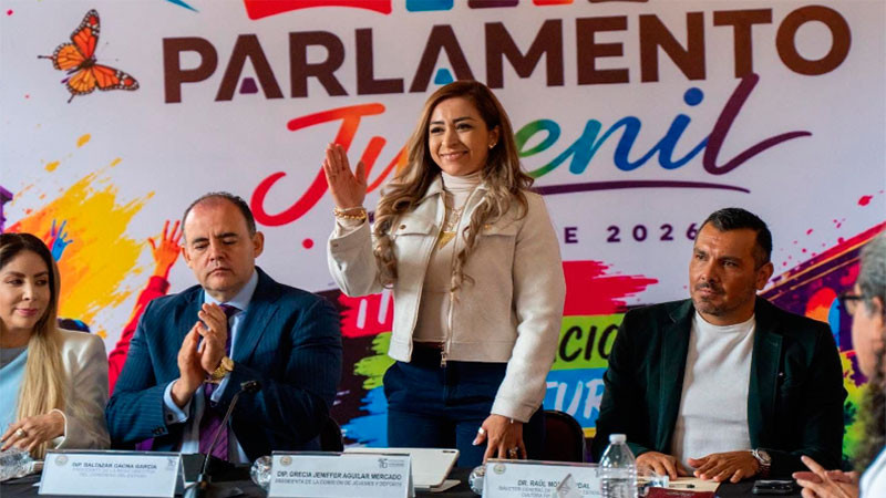 Parlamento Juvenil avanza con un proceso transparente e imparcial; convoca Grecia Aguilar a las juventudes de Michoacán a participar 