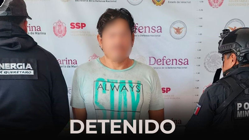 FGEQ cumplimenta orden de reaprehensión en Veracruz por incumplimiento de obligaciones familiares y violencia familiar cometidos en  Querétaro 
