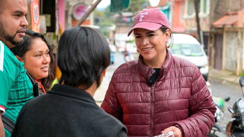 Con brigadas permanentes, Fabiola Alanís fortalece la organización territorial de la Cuarta Transformación en Michoacán 
