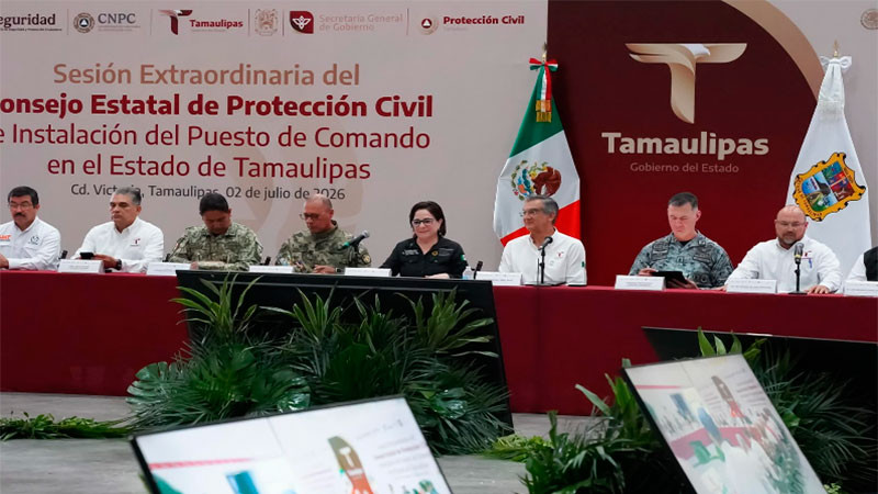 Refuerzan coordinación en Tamaulipas para enfrentar temporada de lluvias y ciclones 