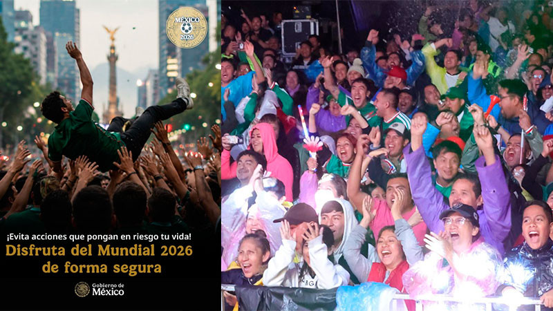 Autoridades llaman a evitar retos virales y excesos durante los festejos de la justa mundialista  