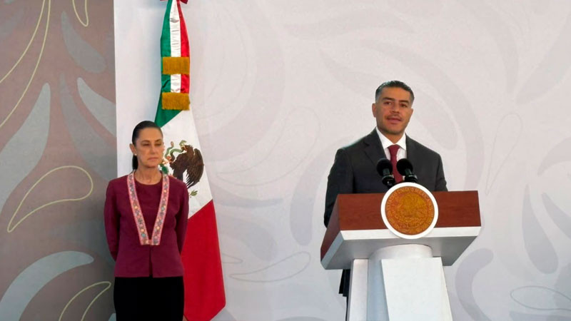 Más de mil 300 detenidos en Michoacán durante gobierno de Sheinbaum, expone Harfuch 