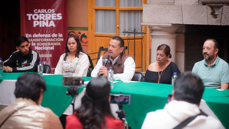 Michoacán necesita una nueva etapa de conciliación, seguridad y desarrollo: Torres Piña 