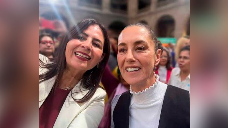 Con Claudia Sheinbaum, Michoacán avanza hacia la paz: Gaby Molina 