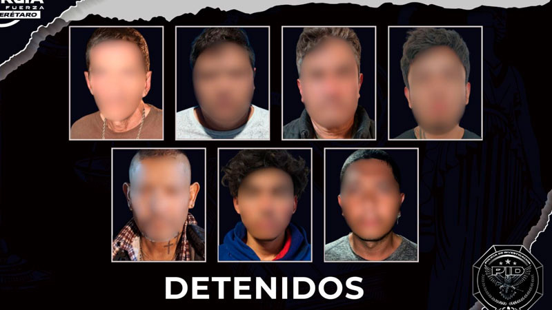 FGEQ ejecuta 10 cateos simultáneos en San Juan del Río; siete personas fueron detenidas 