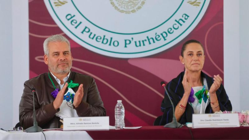 Plan de Justicia Purépecha se consolida con inversión histórica de más de 4 mil mdp: Bedolla 