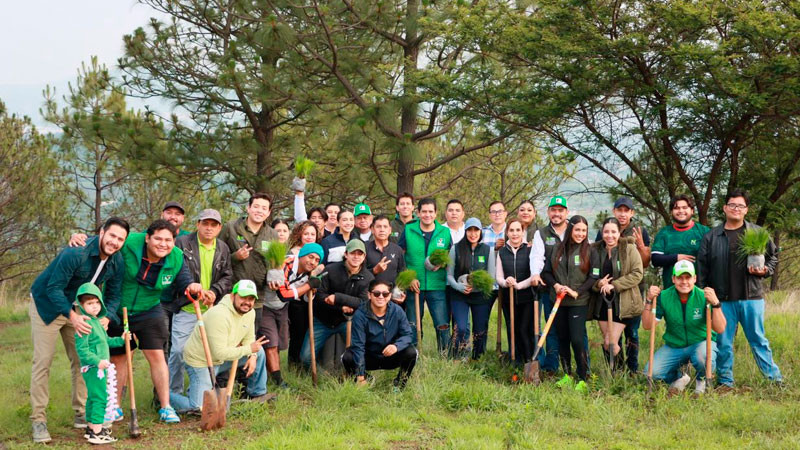 Encabeza PVEM jornada de reforestación en Morelia como parte del plan "Michoacán Competitivo" 