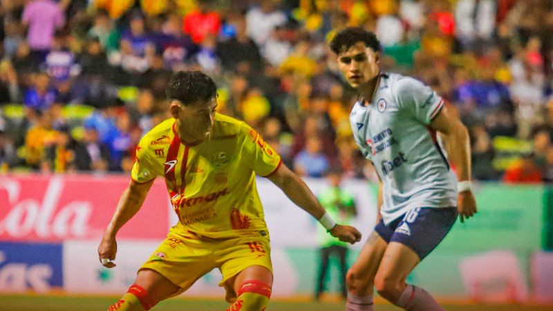 Atlético Morelia y Cruz Azul empatan 3-3 en intenso duelo de preparación 