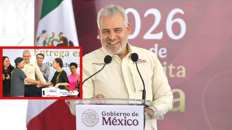 Novena visita de Sheinbaum consolida el Plan Michoacán por la Paz y la Justicia: Bedolla 