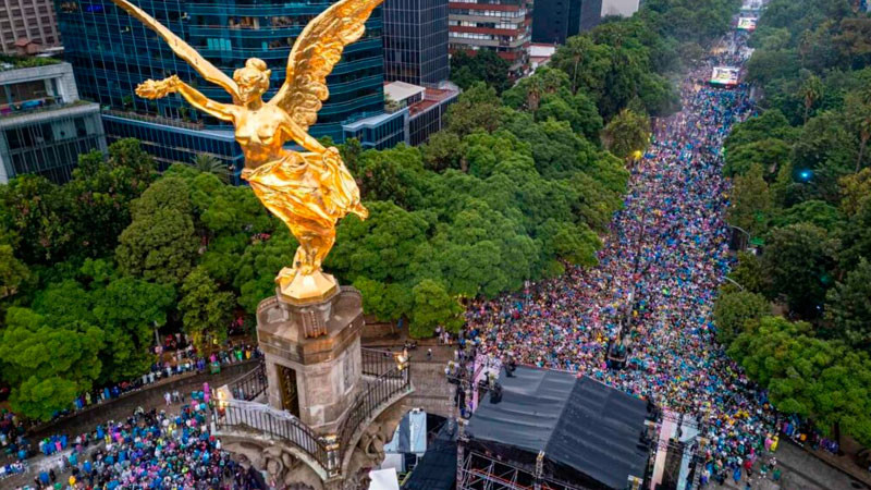 Un millón 350 mil personas disfrutaron el México-Inglaterra en las calles de CDMX 