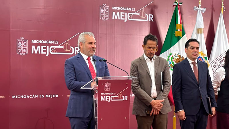 Gobernador confirmó reunión con aspirantes a la Coordinación de la 4T en Michoacán 