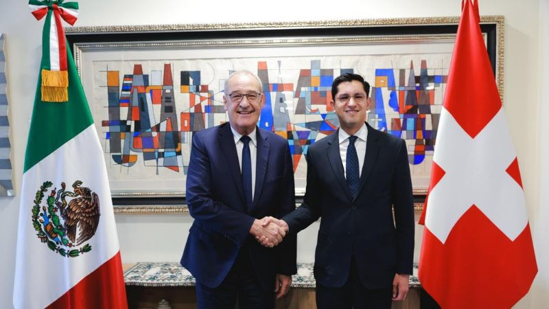 Presidente de Suiza llega a México para fortalecer la relación bilateral 