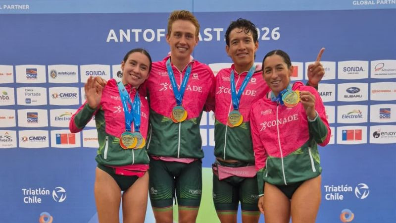 México gana cinco medallas en el Campeonato de las Américas de Triatlón 2026