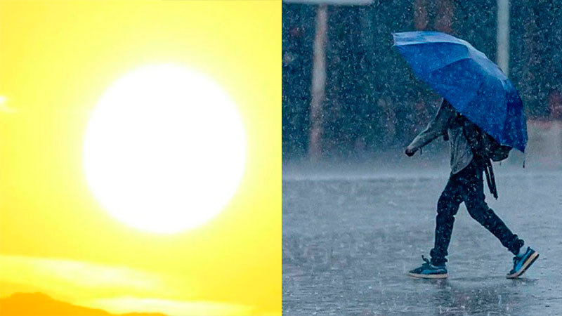 Tormentas y calor extremo marcarán el clima de este martes en gran parte del país 