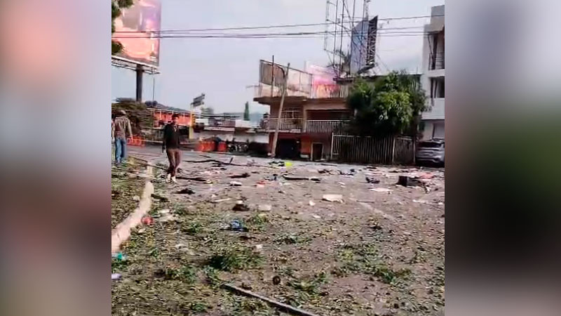 Se registra explosión en vivienda de Uruapan, Michoacán; hay tres heridos 