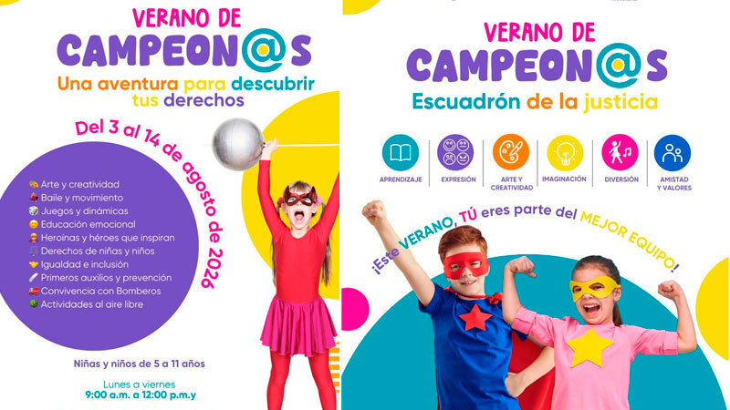 Semmujeris anuncia curso ‘Verano de campeon@s, escuadrón de la justicia’ 