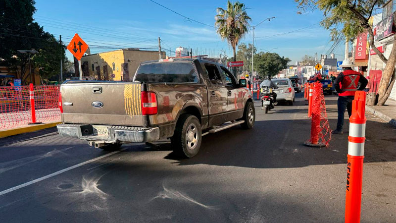 Continúa operativo vial en El Cerrito tras apertura de circulación en Corregidora Norte 