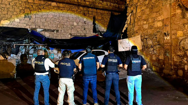 Tras cateos en Morelia, Michoacán a detienen a tres sujetos y aseguran más de mil 700 dosis de estupefacientes 