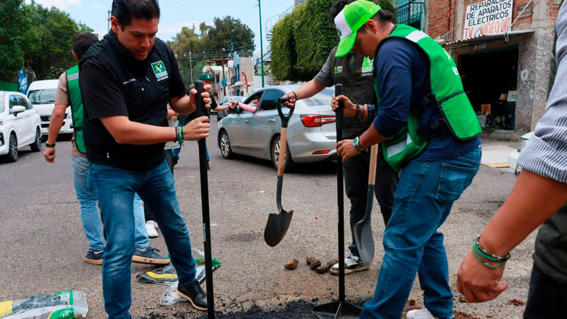 Urge reforzar brigadas para atender los baches en Morelia: PVEM 