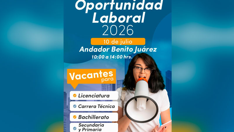 Invita Sefeco a aprovechar vacantes en la 6ta Jornada de Oportunidad Laboral  