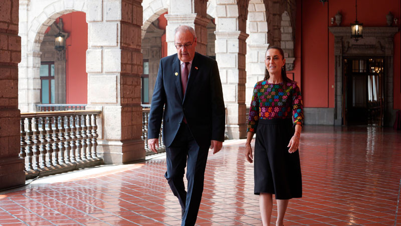Sheinbaum asegura que ampliará las relaciones con Suiza, tras visita de Guy Parmelin 