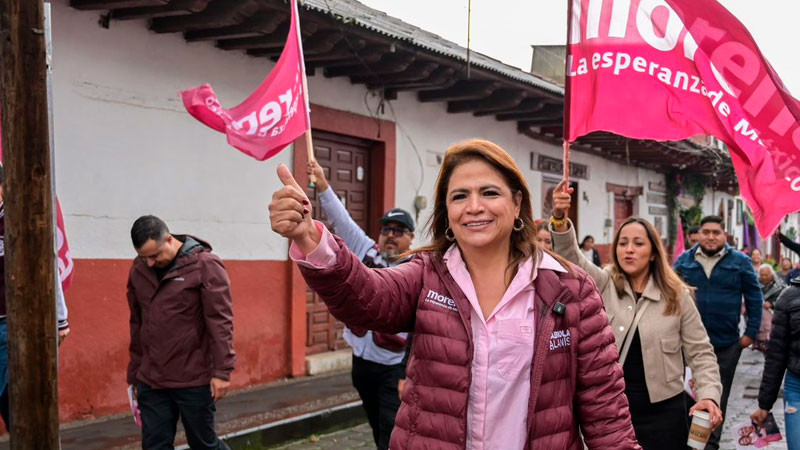 Fabiola Alanís: La organización territorial es la mayor fortaleza de la Cuarta Transformación en Michoacán 