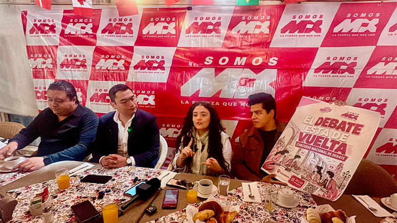 Anuncia Somos MX concurso de debate en las instalaciones de la UAQ 