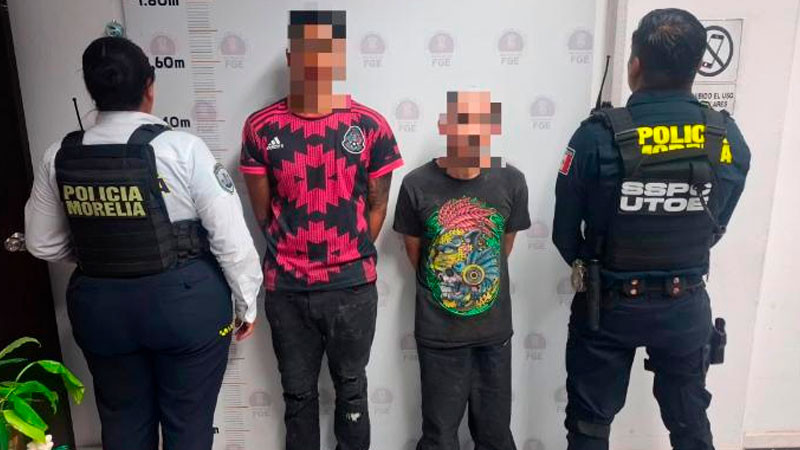 Aprehende la Policía Morelia a dos presuntos secuestradores 