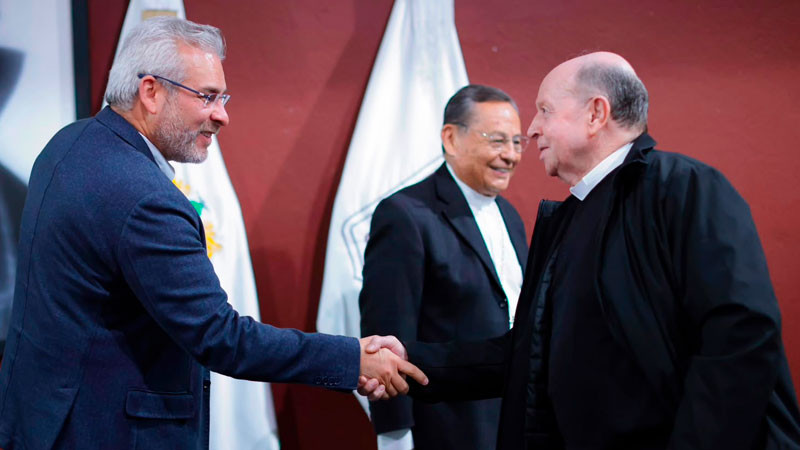 Acuerdan Bedolla y obispos mantener diálogo por la concordia y la seguridad 