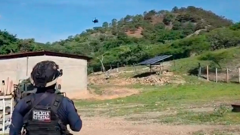 Despliegan operativo de seguridad en la Tierra Caliente de Guerrero, tras reportes de ataques con drones 