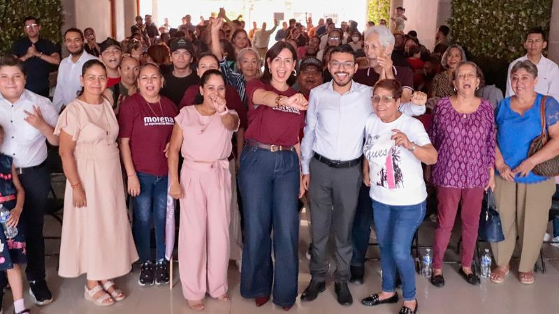 Desde Apatzingán, Gaby Molina convoca a fortalecer el Segundo Piso de la Transformación 