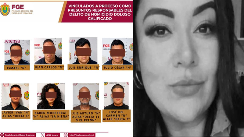 Vinculan a proceso a ocho presuntos implicados en el homicidio de la periodista Roxana Guzmán ocurrido en Veracruz  