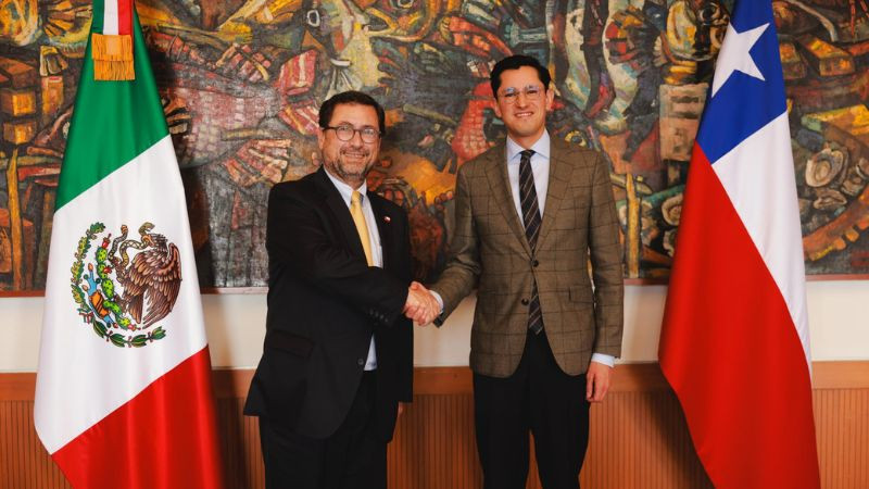 Chile fortalece relación con México durante visita de trabajo de su canciller Francisco Pérez Mackenna 