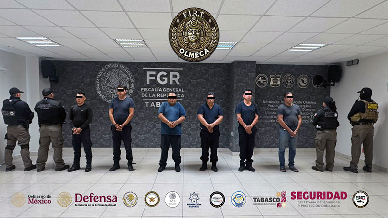 Realizan primer Operativo Enjambre en Tabasco; detienen a seis servidores públicos 
