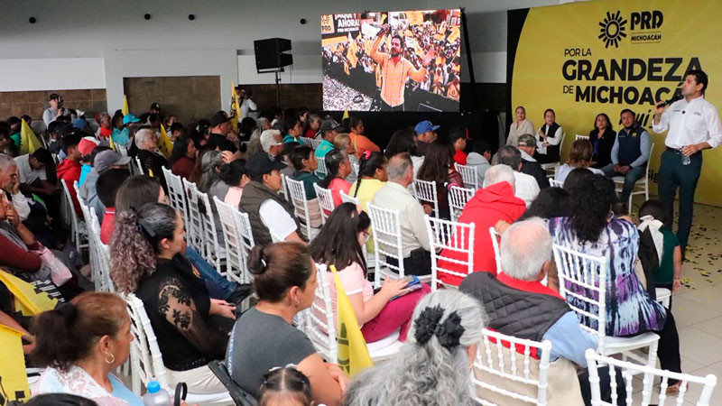 Ciudad Hidalgo se suma al movimiento para recuperar la grandeza de Michoacán: Octavio Ocampo 