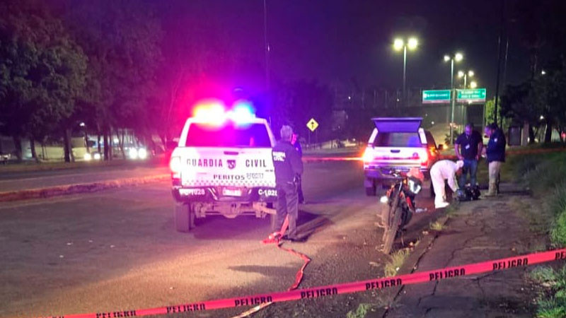 Identifican a motociclista muerto en accidente en Morelia, Michoacán 