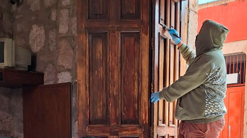 Inicia segunda etapa de restauración de portones y elementos de madera del Centro Histórico de Morelia 