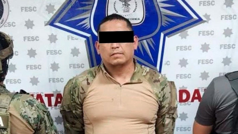 Detienen a "El muerto" en Mexicali; es presunto integrante de célula criminal de Sinaloa 