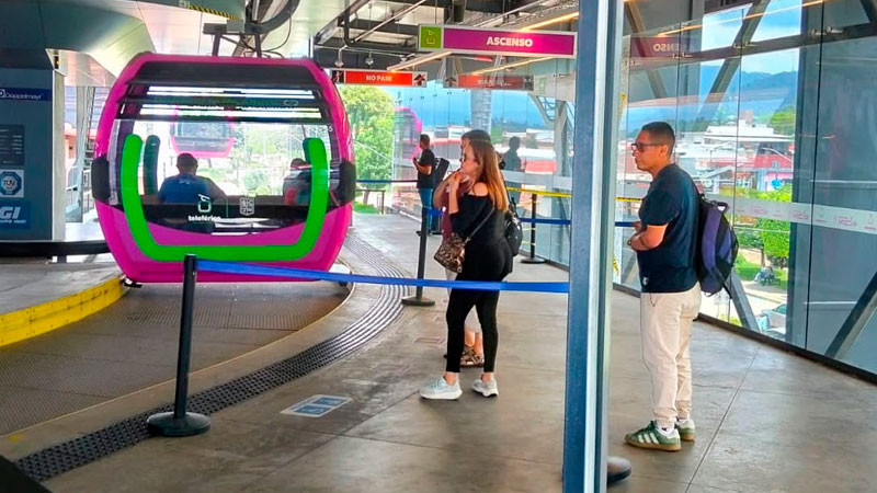 Teleférico de Uruapan reanuda operaciones tras concluir labores de mantenimiento 