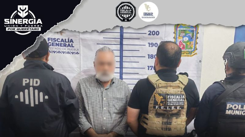 FGEQ cumplimenta orden de aprehensión por secuestro cometido en 1996; probable autor fue detenido en Puebla 