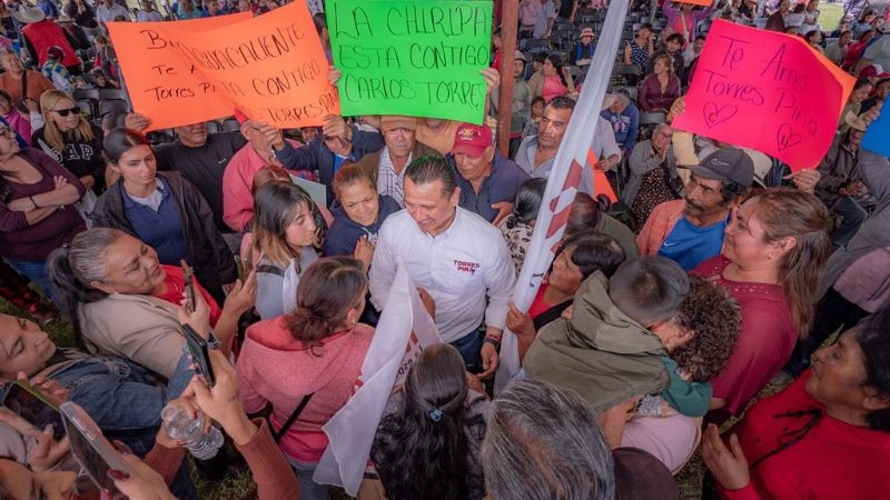 Desde Contepec, convoca Carlos Torres Piña a defender la soberanía y respaldar a los jóvenes 