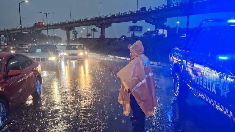 Protección Civil emite alerta por tormenta eléctrica en Morelia 