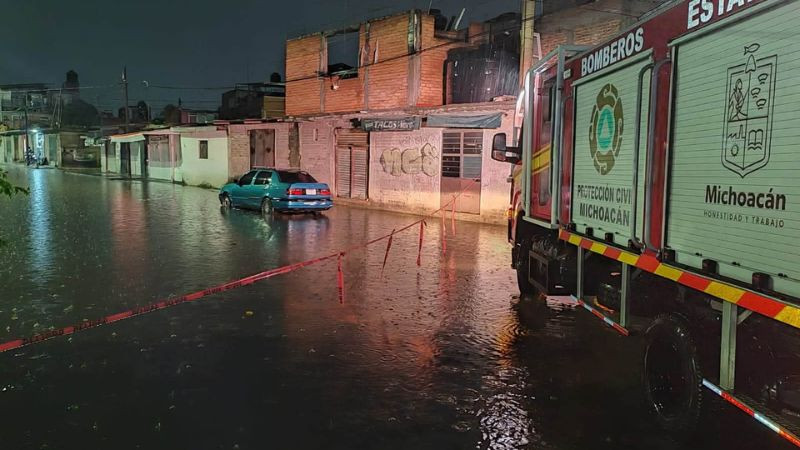 Protección Civil realiza labores preventivas para disminuir riesgo de inundaciones en Morelia 