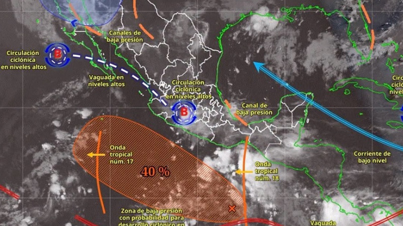 Michoacán enfrenta doble riesgo: lluvias intensas y temperaturas elevadas este domingo 12 de julio 