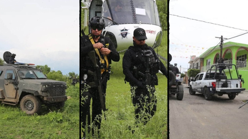 Despliegan operativo por aire y tierra tras ataque armado en velorio de Álvaro Obregón, Michoacán  