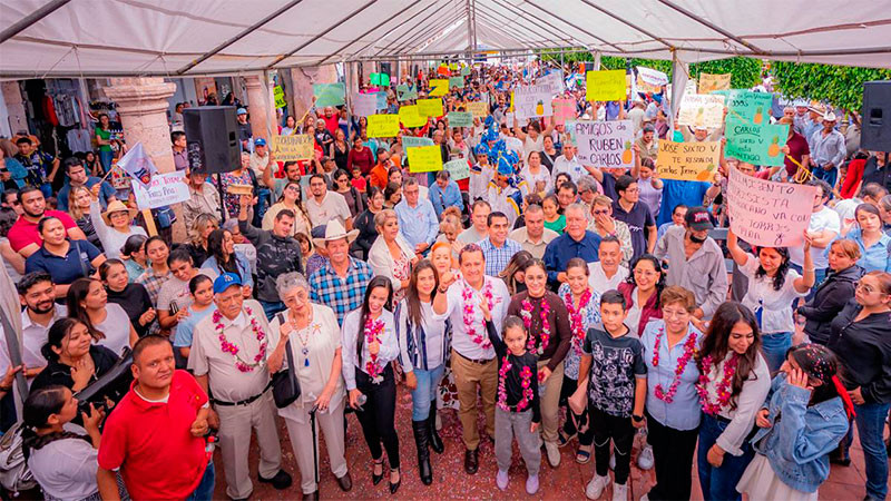 “Nuestra fuerza está en las comunidades”: Desde Puruándiro, Torres Piña pide cerrar filas en defensa de la transformación 