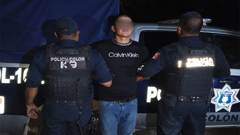 Lo detienen con las manos en la batería en Colón, Querétaro 