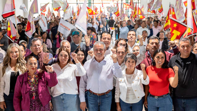 Avanza Morón en la construcción de la unidad en Michoacán  